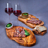 Chopping board with juice groove Set of 3 "Côte d'Azur