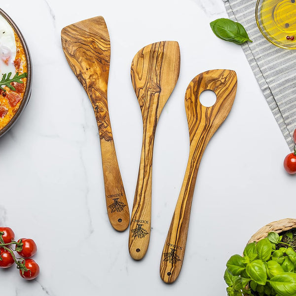 Set de 3 spatules de cuisine, "The Sardinian Chef"