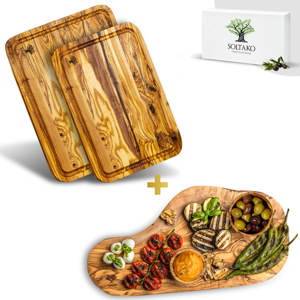 Bundles The Wood master set of 2 + The Catania Rustic Board 35cm