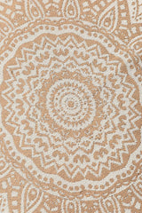 SOLTAKO Tapis Kilim Tapis de passage avec franges et motifs Retro Boho Ethno chindi Motif marocain Berbère lavable Vintage Modèle Bohemia, 135 x 65 cm